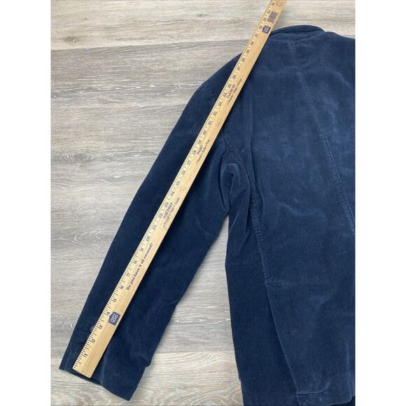 Castaway Nantucket Spinnaker Corduroy Navy Blazer Sport Coat Large - Picture 4 of 12